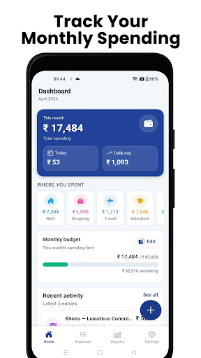Expense Book & Budget Manager screenshot 1