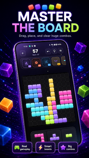 BlockBaaz: Cosmic Block Puzzle screenshot 2