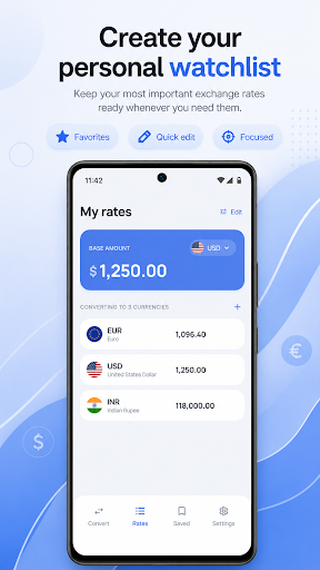 Currency Converter: Live Rates screenshot 1
