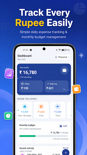 Expense Book & Budget Manager screenshot 1