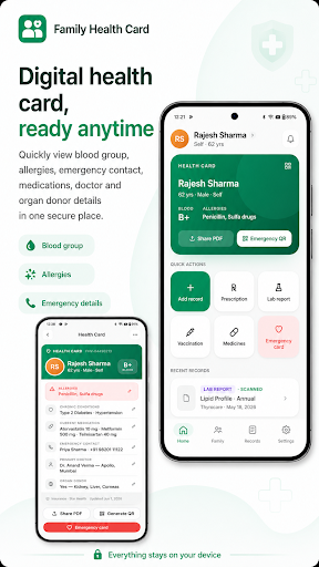 Family Health Card screenshot 1