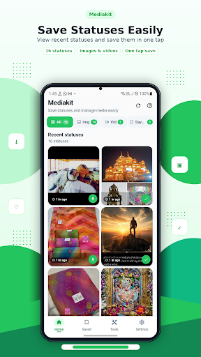 Mediakit: Status Saver screenshot 1