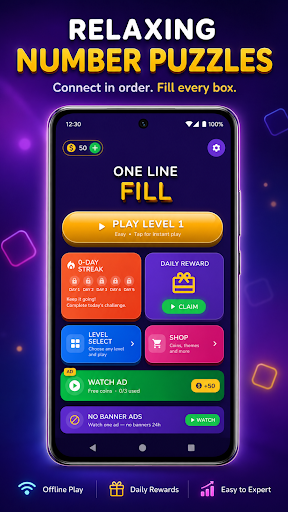 One Line Fill screenshot 1