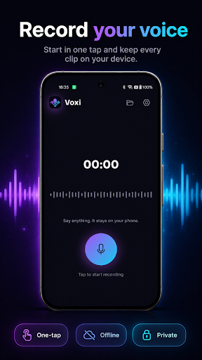 Voxi: Voice Changer & Recorder screenshot 1